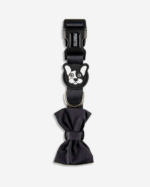 Collar con Moño Negro